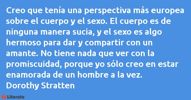 Frases de Dorothy Stratten