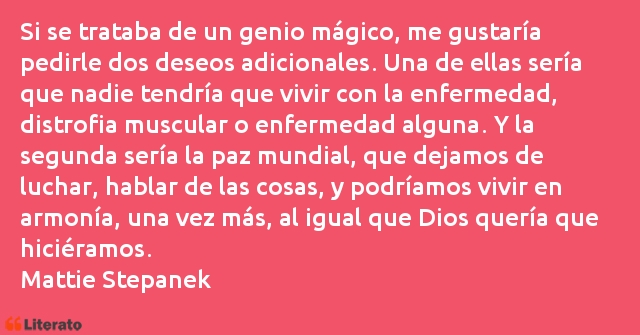 Frases de Mattie Stepanek