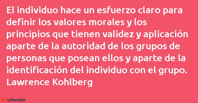 Frases de Lawrence Kohlberg