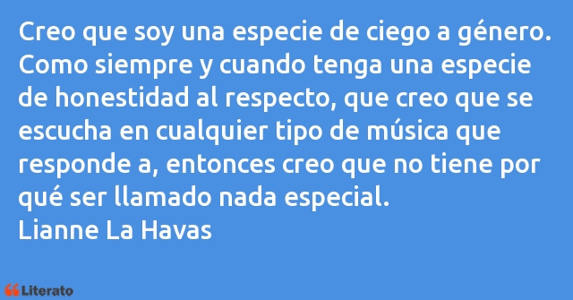 Frases de Lianne La Havas