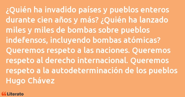 Frases de Hugo Chávez