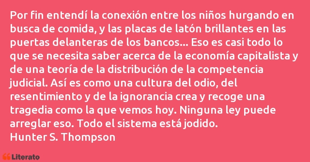 Frases de Hunter S. Thompson