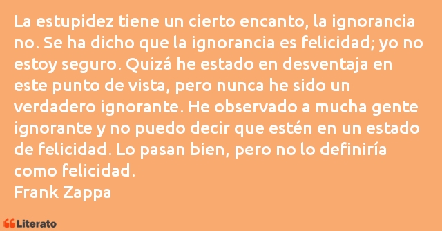 Frases de Frank Zappa