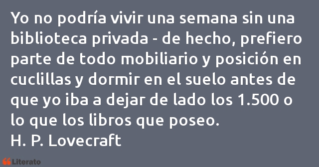 Frases de H. P. Lovecraft