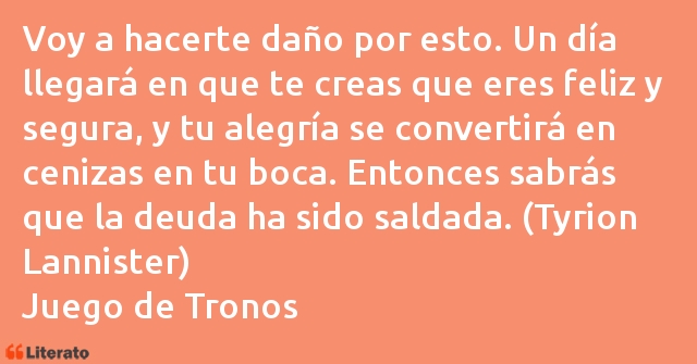 Frases de Juego de Tronos