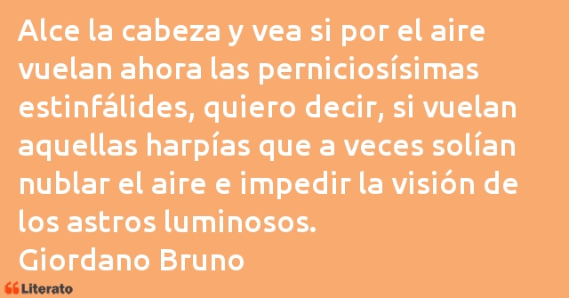 Frases de Giordano Bruno