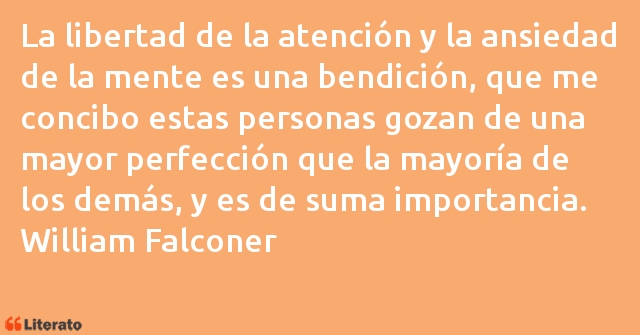 Frases de William Falconer