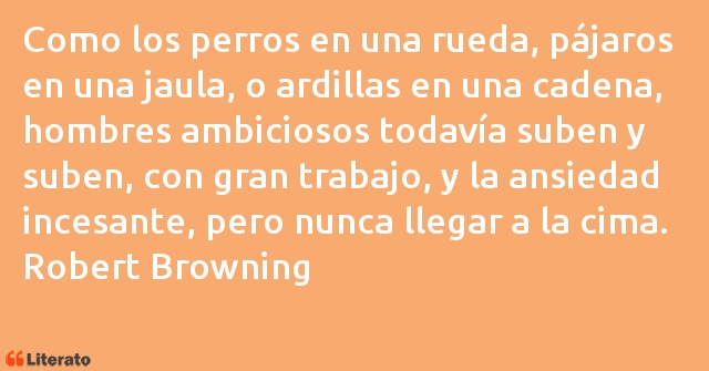 Frases de Robert Browning