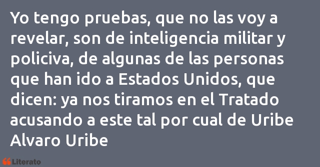 Frases de Alvaro Uribe