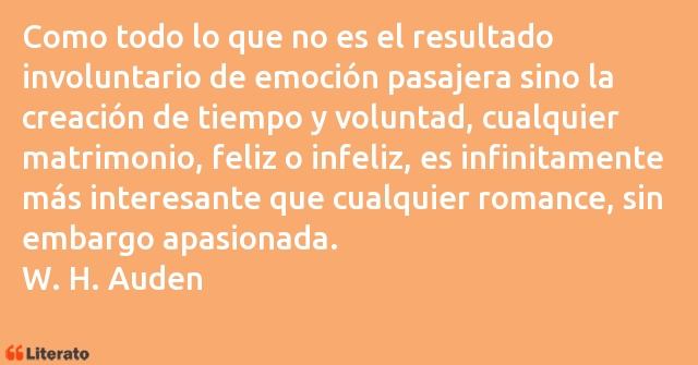 Frases de W. H. Auden