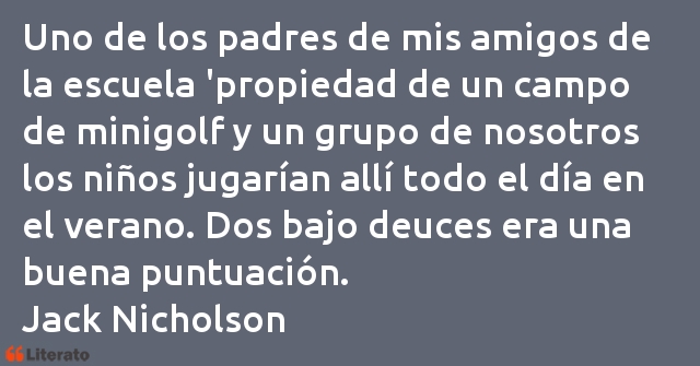 Frases de Jack Nicholson