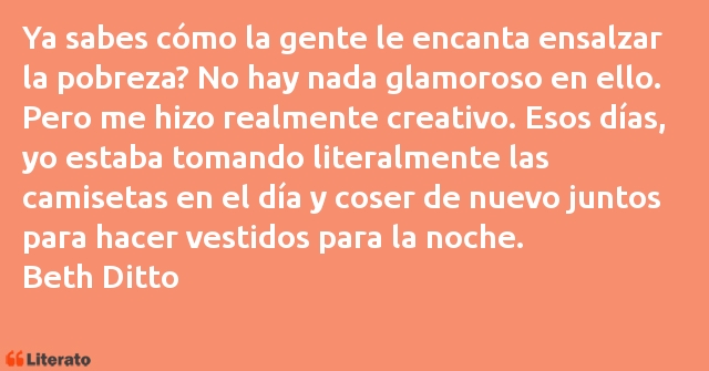 Frases de Beth Ditto