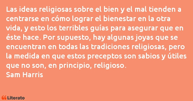 Frases de Sam Harris