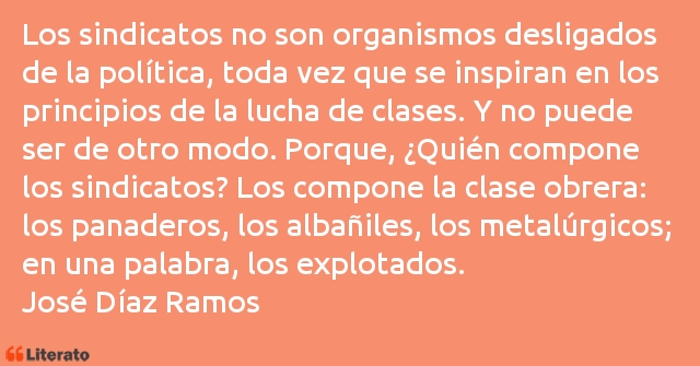 Frases de José Díaz Ramos