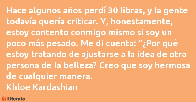 Frases de Khloe Kardashian