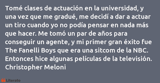 Frases de Christopher Meloni