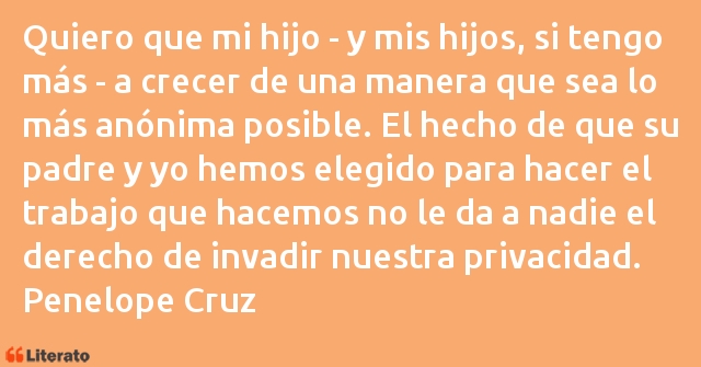 Frases de Penelope Cruz