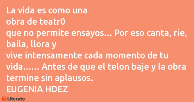 Frases de EUGENIA HDEZ