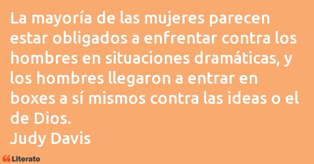 Frases de Judy Davis