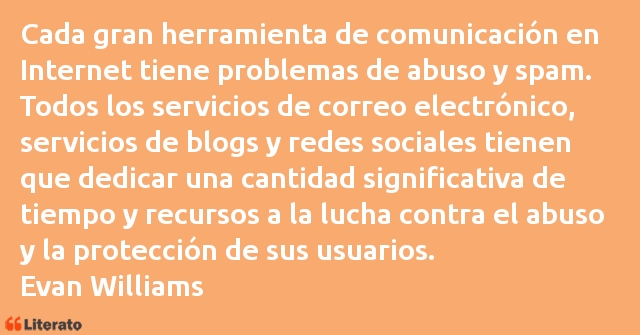 Frases de Evan Williams