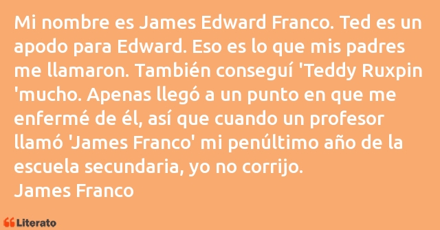Frases de James Franco