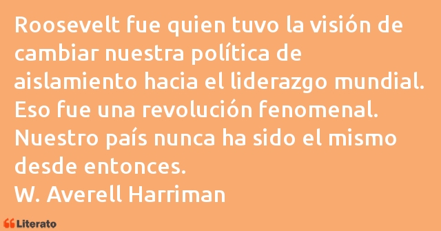 Frases de W. Averell Harriman