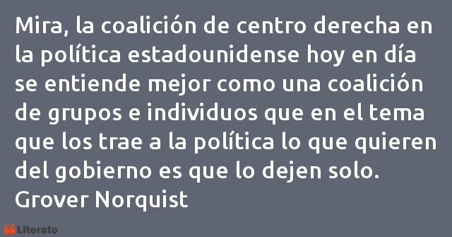 Frases de Grover Norquist