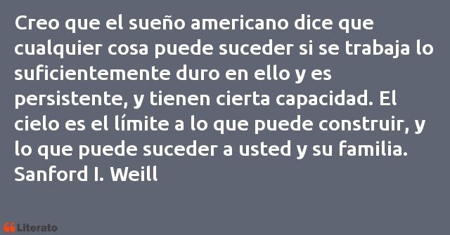 Frases de Sanford I. Weill