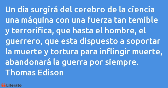 Frases de Thomas Edison