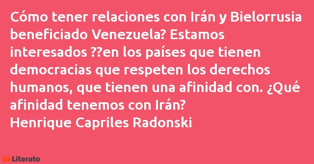 Frases de Henrique Capriles Radonski