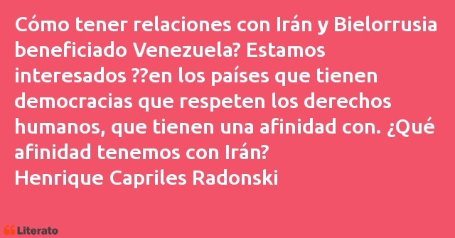 Frases de Henrique Capriles Radonski