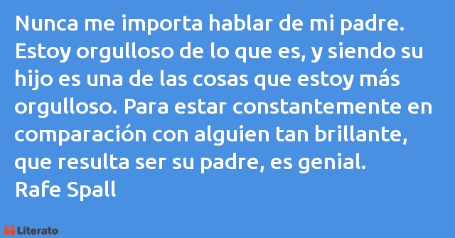 Frases de Rafe Spall