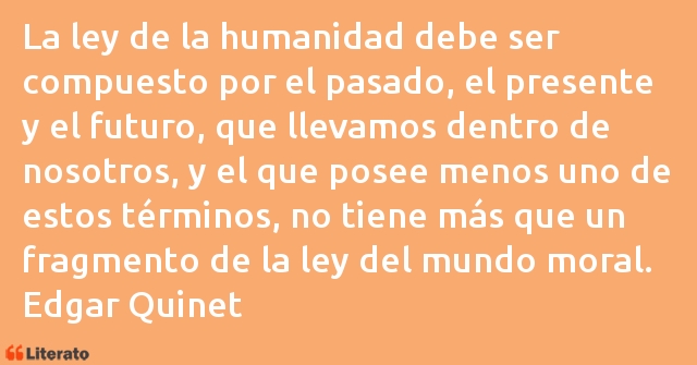 Frases de Edgar Quinet