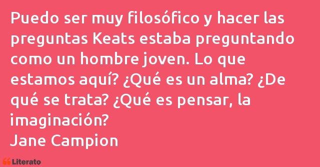 Frases de Jane Campion