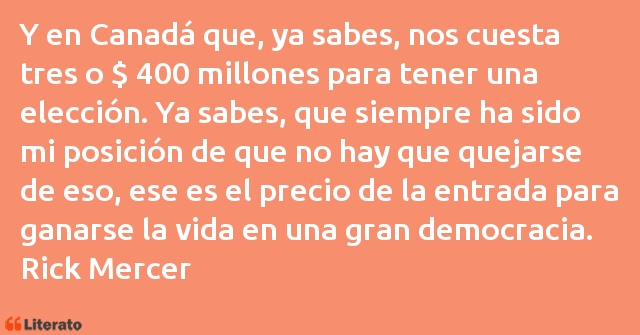 Frases de Rick Mercer