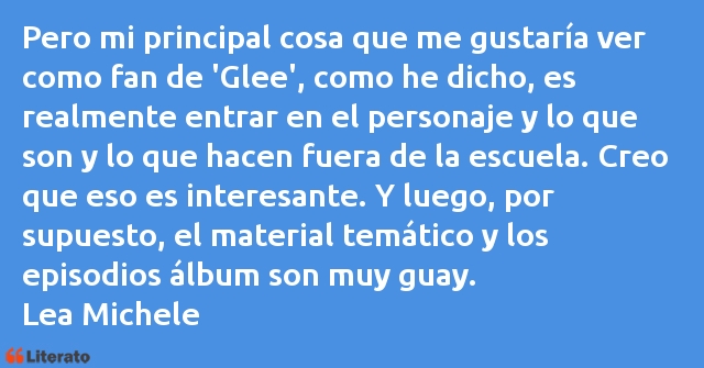 Frases de Lea Michele