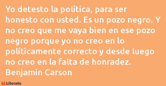 Frases de Benjamin Carson