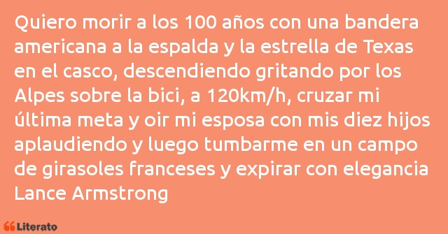 Frases de Lance Armstrong