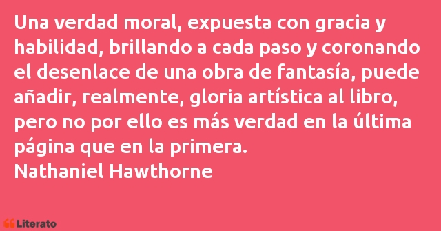 Frases de Nathaniel Hawthorne