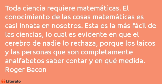 Frases de Roger Bacon