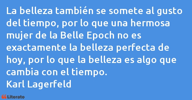 Frases de Karl Lagerfeld