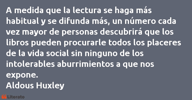 Frases de Aldous Huxley