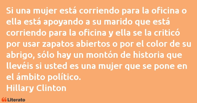 Frases de Hillary Clinton