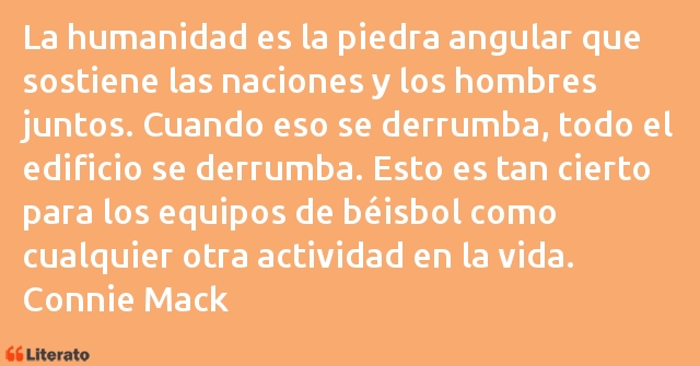 Frases de Connie Mack