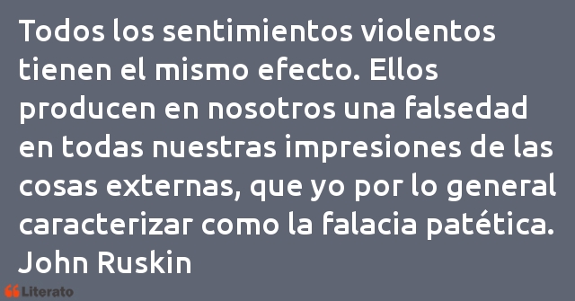 Frases de John Ruskin