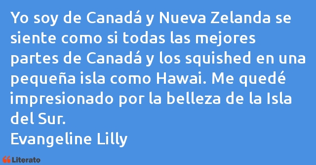 Frases de Evangeline Lilly