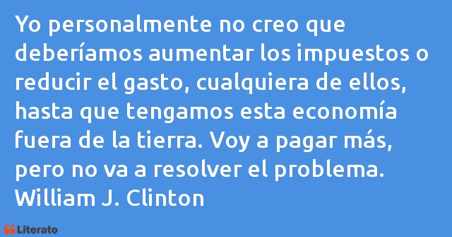 Frases de Bill Clinton