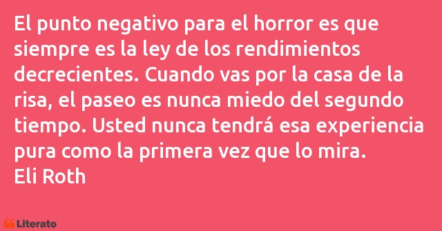 Frases de Eli Roth