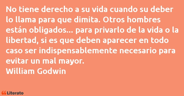 Frases de William Godwin