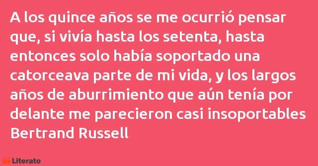 Frases de Bertrand Russell